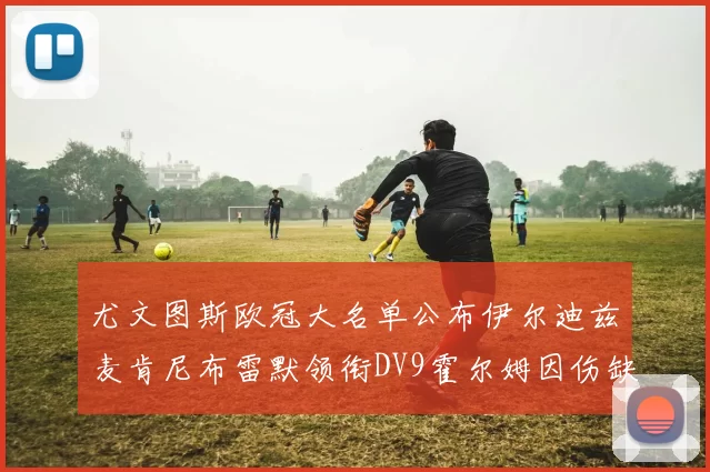 尤文图斯欧冠大名单公布伊尔迪兹麦肯尼布雷默领衔DV9霍尔姆因伤缺席